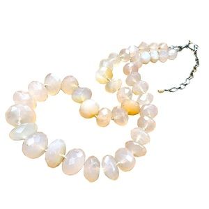 Rose Chalcedony Gemstone Necklace